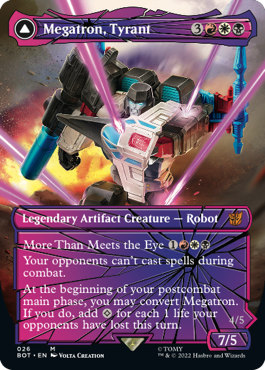 [026]【EN】■シャッタード・グラス■暴君、メガトロン/Megatron, Tyrant【BOT】[M][多色]