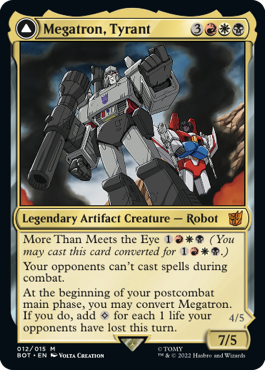 [012]【EN】【FOIL】暴君、メガトロン/Megatron, Tyrant【BOT】[M][多色]