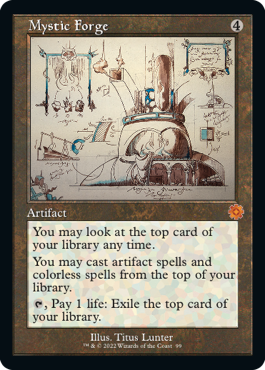 [099]【EN】■設計図■神秘の炉/Mystic Forge【BRR】[M][茶]