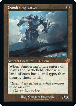 [057]【EN】■旧枠■隔離するタイタン/Sundering Titan【BRR】[M][茶]