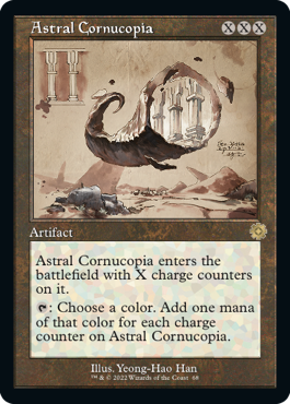 [068]【EN】【FOIL】■設計図■霊体のヤギ角/Astral Cornucopia【BRR】[R][茶]