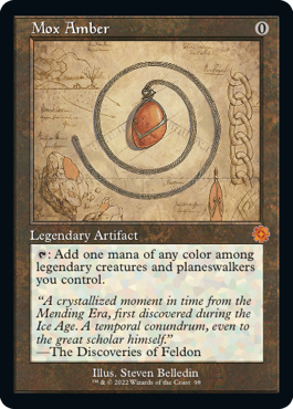[098]【EN】【FOIL】■設計図■モックス・アンバー/Mox Amber【BRR】[M][茶]