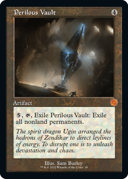 [038]【EN】【FOIL】■旧枠■危険な櫃/Perilous Vault【BRR】[M][茶]