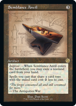 [115]【EN】【FOIL】■設計図■類似の金床/Semblance Anvil【BRR】[R][茶]