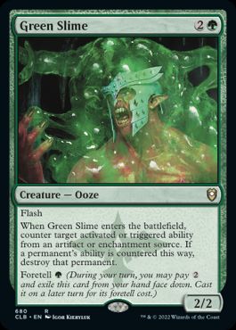 [680]【EN】グリーン・スライム/Green Slime【CLB】[R][緑]