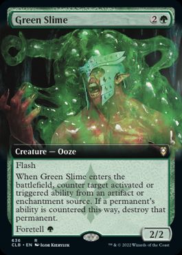 [636]【EN】■拡張アート■グリーン・スライム/Green Slime【CLB】[R][緑]