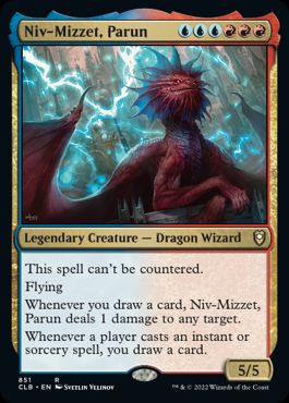 [851]【EN】パルン、ニヴ＝ミゼット/Niv-Mizzet, Parun【CLB】[R][多色]