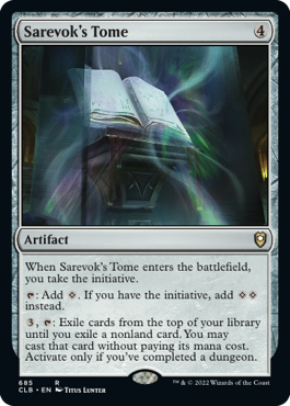 [685]【EN】サレヴォクの書/Sarevok's Tome【CLB】[R][茶]