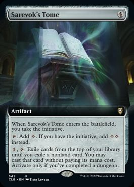 [645]【EN】■拡張アート■サレヴォクの書/Sarevok's Tome【CLB】[R][茶]