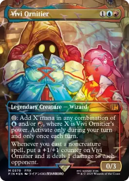 [570]【EN】【チョコボトラックFOIL】■ボーダーレス■迷える黒魔道士、ビビ/Vivi Ornitier【FIN】[M][多色]