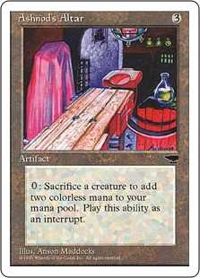 [092]【JP】アシュノッドの供犠台/Ashnod's Altar【CHRBB】[C][茶]