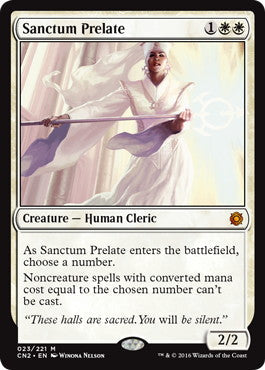 [023]【EN】【FOIL】聖域の僧院長/Sanctum Prelate【CN2】[M][白]