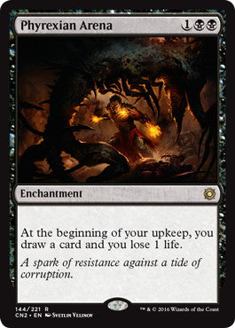 [144]【EN】【FOIL】ファイレクシアの闘技場/Phyrexian Arena【CN2】[R][黒]