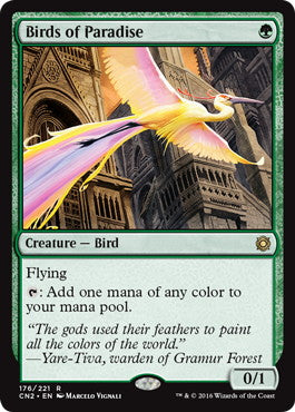[176]【EN】【FOIL】極楽鳥/Birds of Paradise【CN2】[R][緑]