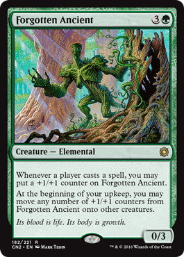 [182]【EN】【FOIL】忘れられた古霊/Forgotten Ancient【CN2】[R][緑]