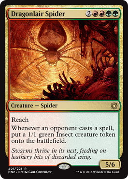 [201]【EN】【FOIL】ドラゴンの巣の蜘蛛/Dragonlair Spider【CN2】[R][多色]