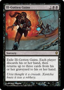 [114]【EN】【FOIL】不正利得/Ill-Gotten Gains【CNS】[R][黒]
