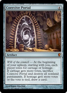[056]【EN】【FOIL】強制の門/Coercive Portal【CNS】[M][茶]
