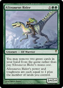 [101]【EN】アロサウルス乗り/Allosaurus Rider【CSP】[R][緑]