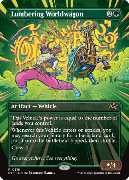 [316]【EN】■ボーダーレス■重厚な世界踏破車/Lumbering Worldwagon【DFT】[R][緑]