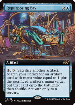 [380]【EN】【FOIL】■拡張アート■再利用隔室/Repurposing Bay【DFT】[R][青]