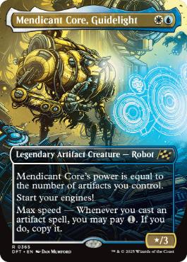 [365]【EN】【FOIL】■ボーダーレス■ガイドライト、雲水核/Mendicant Core, Guidelight【DFT】[R][多色]