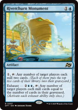 [057]【EN】【FOIL】奔流川の記念碑/Riverchurn Monument【DFT】[R][青]