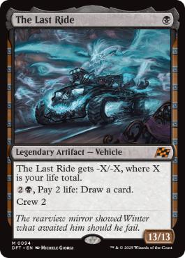 [094]【EN】【FOIL】死の車/The Last Ride【DFT】[M][黒]
