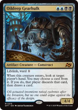 [215]【EN】【FOIL】油浸の機械巨人/Oildeep Gearhulk【DFT】[M][多色]