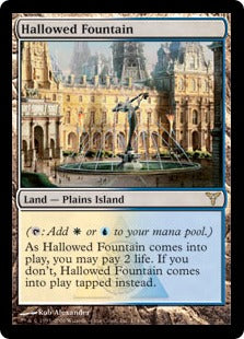 [174]【EN】神聖なる泉/Hallowed Fountain【DIS】[R][土地]