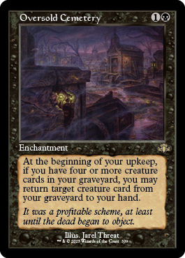 [309]【EN】■旧枠■定員過剰の墓地/Oversold Cemetery【DMR】[R][黒]