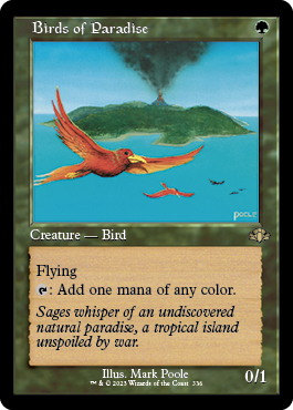 [336]【EN】■旧枠■極楽鳥/Birds of Paradise【DMR】[R][緑]