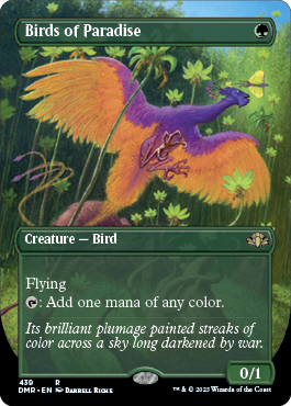 [439]【EN】■ボーダーレス■極楽鳥/Birds of Paradise【DMR】[R][緑]