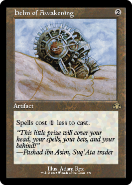 [379]【EN】■旧枠■覚醒の兜/Helm of Awakening【DMR】[R][茶]