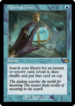 [289]【EN】【FOIL】■旧枠■神秘の教示者/Mystical Tutor【DMR】[R][青]