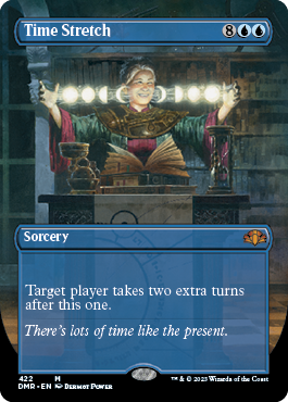 [422]【EN】【FOIL】■ボーダーレス■時間の伸長/Time Stretch【DMR】[M][青]