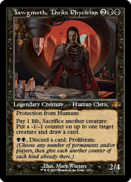 [315]【EN】【FOIL】■旧枠■スランの医師、ヨーグモス/Yawgmoth, Thran Physician【DMR】[M][黒]