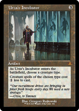 [392]【EN】【FOIL】■旧枠■ウルザの保育器/Urza's Incubator【DMR】[M][茶]