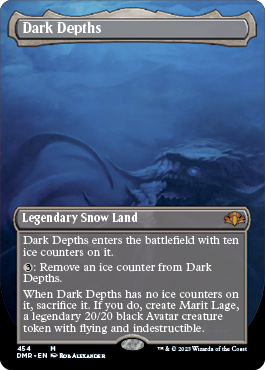 [454]【EN】【FOIL】■ボーダーレス■暗黒の深部/Dark Depths【DMR】[M][土地]