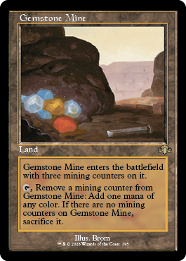 [395]【EN】【FOIL】■旧枠■宝石鉱山/Gemstone Mine【DMR】[R][土地]