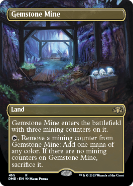 [455]【EN】【FOIL】■ボーダーレス■宝石鉱山/Gemstone Mine【DMR】[R][土地]