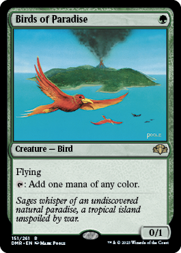 [151]【EN】極楽鳥/Birds of Paradise【DMR】[R][緑]