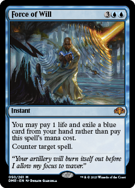 [050]【EN】【FOIL】意志の力/Force of Will【DMR】[M][青]