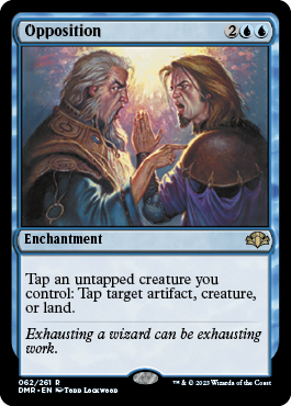 [062]【EN】【FOIL】対立/Opposition【DMR】[R][青]