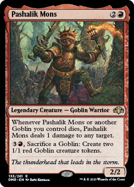 [133]【EN】【FOIL】パシャリク・モンス/Pashalik Mons【DMR】[R][赤]