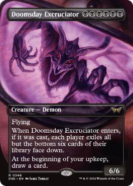 [346]【EN】■ボーダーレス■終末の加虐者/Doomsday Excruciator【DSK】[R][黒]