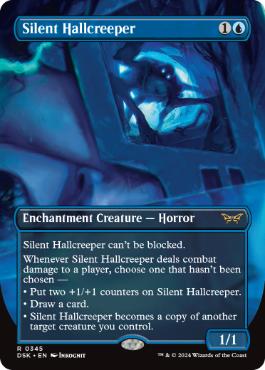 [345]【EN】【FOIL】■ボーダーレス■静かなる広間這い/Silent Hallcreeper【DSK】[R][青]