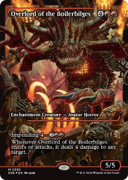 [393]【EN】【FOIL】■ショーケース■ボイラービルジの大主/Overlord of the Boilerbilges【DSK】[M][赤]
