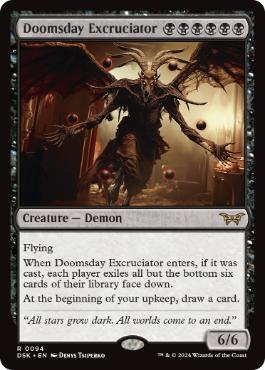 [094]【EN】【FOIL】終末の加虐者/Doomsday Excruciator【DSK】[R][黒]