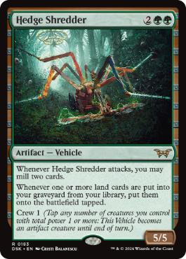 [183]【EN】【FOIL】生垣裁断機/Hedge Shredder【DSK】[R][緑]